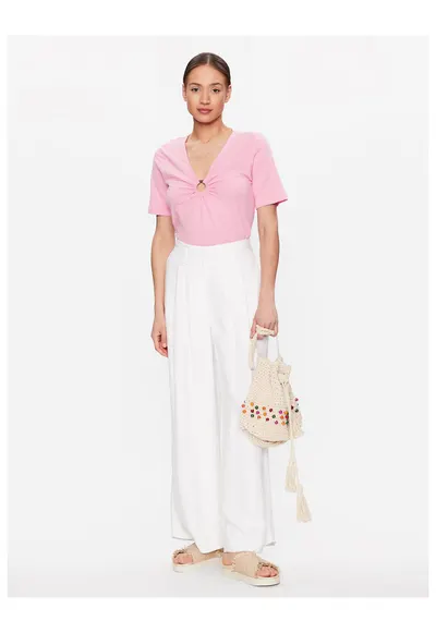 Bluza dama - Bumbac - Roz - Roz