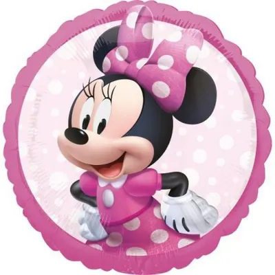 Balon folie minnie roz 45 cm Amscan AM4070401