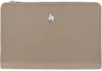Poșetă de damă Zippo Signature - RFID protecție, cu nasture, bej