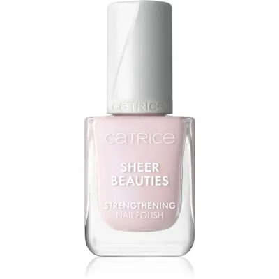 Catrice Sheer Beauties Strengthening Nail Polish lac pentru intarirea unghiilor culoare 040 Fluffy Cotton Candy 10.5 ml