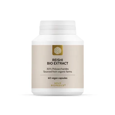 Extract de ciuperci Reishi Bio, 60 capsule, Novo Biomedics