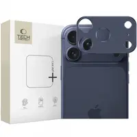 Rama protectie Camera Spate Tech-Protect Camalloy Fit+ pentru Apple iPhone 17 Pro Max, Aluminiu, Bleumarin