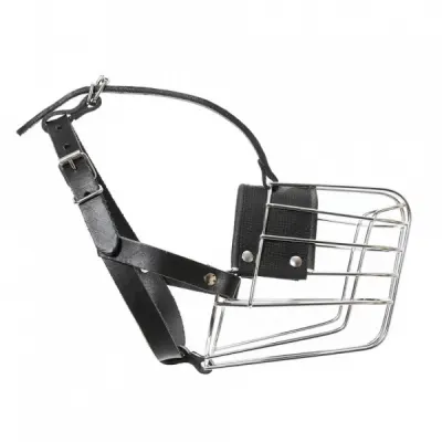 Botnita pentru caini din metal DogTech Boxer Mijlociu