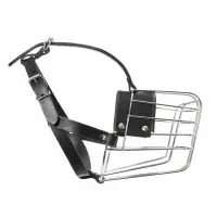 Botnita pentru caini din metal DogTech Boxer Mijlociu