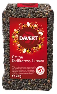 Linte verde bio, 500 g, Davert