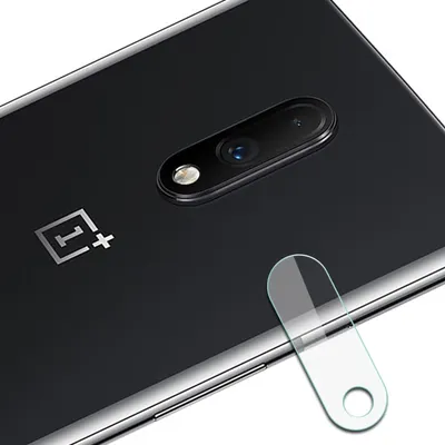 Folie plastic semi-dur camera video spate, OnePlus 7, transparenta, stil lupa, subtire, antizgarieturi Engros