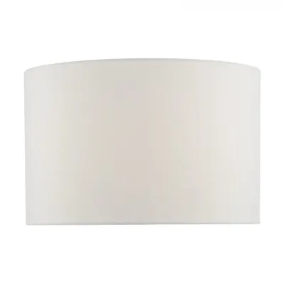 Abajur Osuna Ivory Linen Drum Shade 34cm