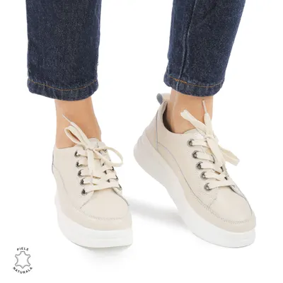 Pantofi casual dama piele naturala CRL0869 BEJ