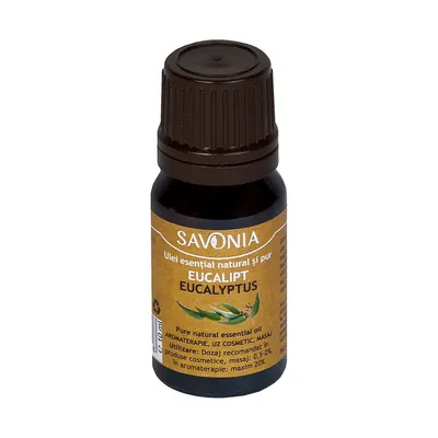 Ulei esential natural si pur de eucalipt, 10ml, Savonia