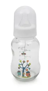 Biberon standard din sticla Cangaroo, 120 ml