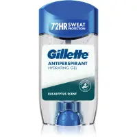 Gillette Antiperspirant Hydrating Gel Eucalyptus Scent gel antiperspirant cu efect de hidratare pentru bărbați 70 ml