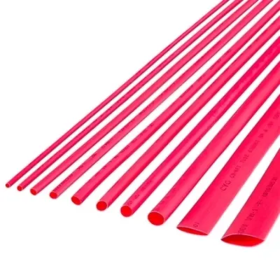 Tub termocontractabil rosu ACV 34126-190, 19-9.5mm, Metru Liniar