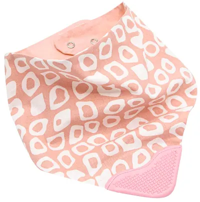 Bavete-bandana BabyJem - roz