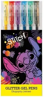 Pixuri gel cu brocart Cool Pack Disney - Stitch, 6 culori