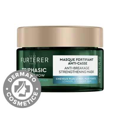 Masca fortifianta anti-rupere pentru par mai lung si mai puternic Triphasic Active Grow, 200ml, René Furterer