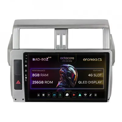 Navigatie Toyota Land Cruiser Prado J150 (2013-2017), Android, Z-Octacore 8GB RAM + 256GB ROM, 10.1 Inch - AD-BGZ10008+AD-BGRKIT061