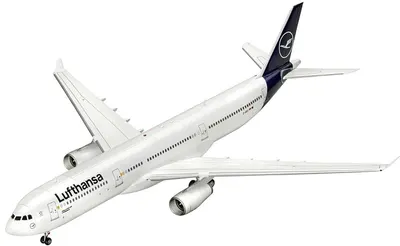 Model asamblat Revell Contemporan : Avioane - EAirbus A330-300 Lufthansa Model nou