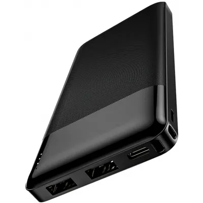 Baterie Externa HOCO J72, 10000mAh, 10W, 2 x USB-A, Neagra