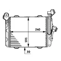 Radiator ulei, ulei motor MAHLE CLC 33 000P