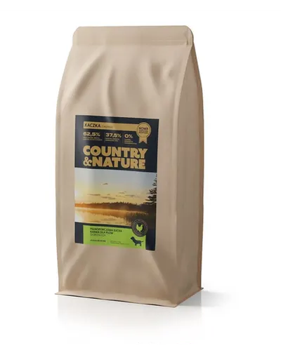 COUNTRY&amp;NATURE Duck with Turkey Recipe 9kg alimente hipoalergenice pentru caini, cu rata si curcan