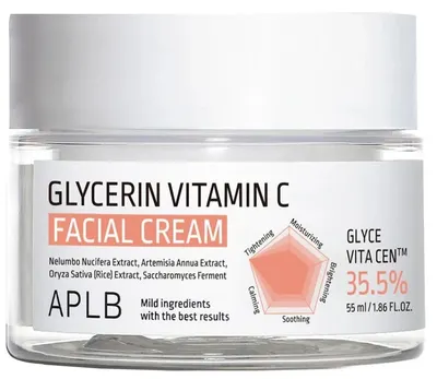 APLB Cremă de față iluminatoareGlycerin Vitamin C, 55 ml