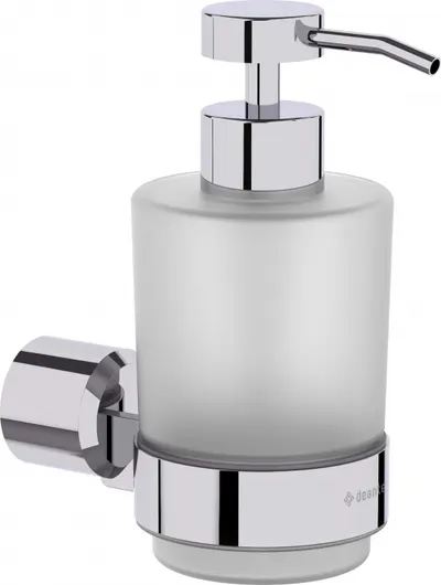 Dozator de sapun, 200 ml, crom, montare pe perete, Deante Arnika