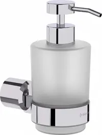 Dozator de sapun, 200 ml, crom, montare pe perete, Deante Arnika