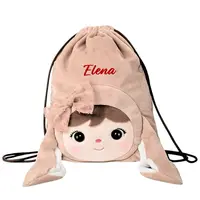 Saculet personalizat Iepuras Poznas Fetita