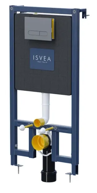 Rezervor incastrat ISVEA pentru vas WC suspendat, izolat, fara clapeta