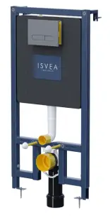 Rezervor incastrat ISVEA pentru vas WC suspendat, izolat, fara clapeta