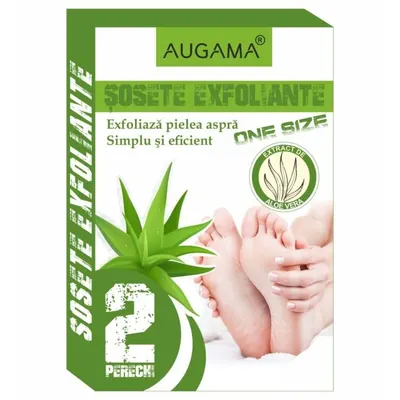 Sosete Exfoliante pentru Talpi cu Aloe Vera 2 perechi