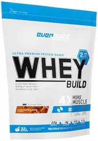 Whey Build 2.0, fudge de ciocolată și mentă, 1000 g, Everbuild