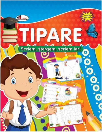 Scriem, ștergem, scriem iar! Tipare (nou!) - Paperback brosat - ***
