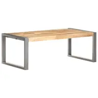Gossi masuta de cafea, 110x60x40 cm, lemn de mango nefinisat