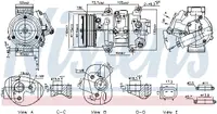 Compresor climatizare potrivit TOYOTA AURIS, AVENSIS, COROLLA, MATRIX, VERSO 1.33-2.0 11.06-10.18