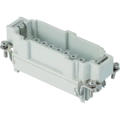Conector Tata - 77x27 - 6p + 2p (aux) + E 16a 830v / 8kv / 3 - Crimp Connection - Gri