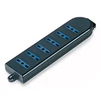 Priza multiplanBLACK 6x2P+E-16A-(P17/11)