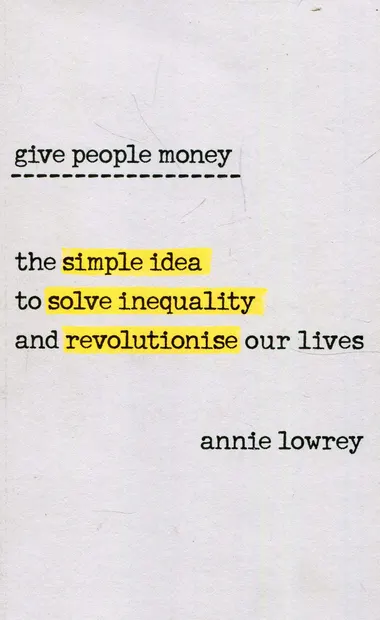 Give People Money