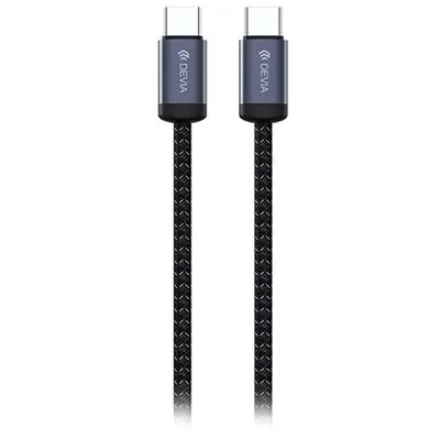 Cablu USB-C - USB-C 1M 60W 3A Devia BRA014026