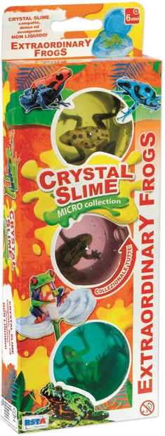 Set figurine RS Toys - Broaște cu slime, 3 buc, Tip 1, sortiment