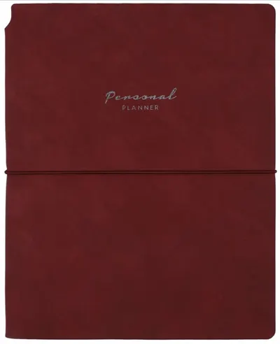 Caiet Victoria's Journals Kuka - Burgund, copertă plastică, 96 de foi, format B5