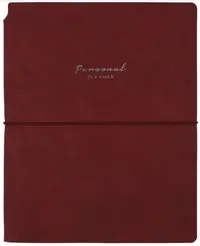 Caiet Victoria's Journals Kuka - Burgund, copertă plastică, 96 de foi, format B5