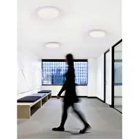 Plafoniera CHET Nisipiu Alb Aluminiu & Acrylic LED 30W 220-240V 2057Lm 2700K-5000K IP20 Dimabil cu remote control