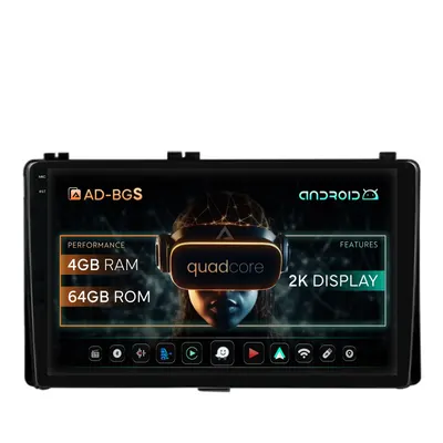 Navigatie 2K Toyota Auris Corolla (2016-2018), Android, S-Quadcore 4GB RAM + 64GB ROM, 9.5 Inch - AD-BGS90042K+AD-BGRKIT089AV2