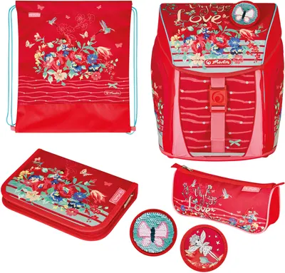 Set școlar Herlitz FiloLight Plus - Vintage Love