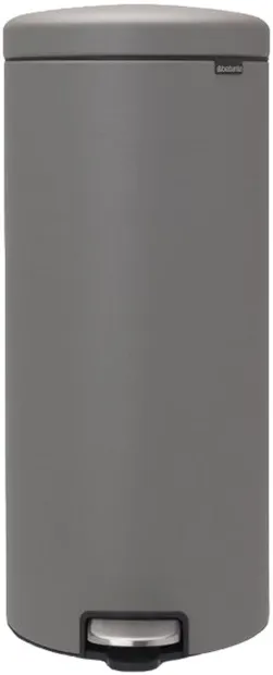 Coș de gunoi cu pedală Brabantia - NewIcon 30 l, gri