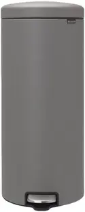 Coș de gunoi cu pedală Brabantia - NewIcon 30 l, gri