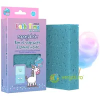Spuma de Sapun pentru Copii cu Aroma de Vata de Zahar (Burete in Interior si Sapun in Exterior) 100g