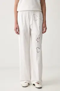 Stine Goya pantaloni pentru femei din bumbac