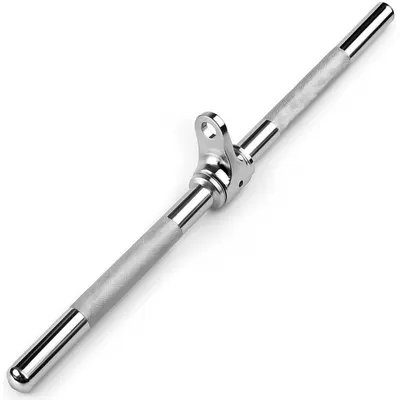 Bară dreaptă rotativă pentru scripete/atlas Revity 51 cm, oțel inoxidabil